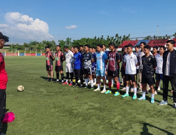 Rutan Blora Ikuti Latihan Bersama Mini Soccer Eks Karesidenan Pati